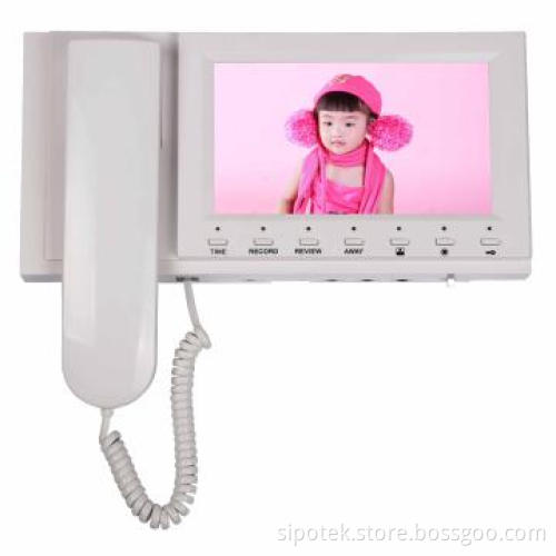 Sipo Indoor Monitor with 7-inch TFT LCD
